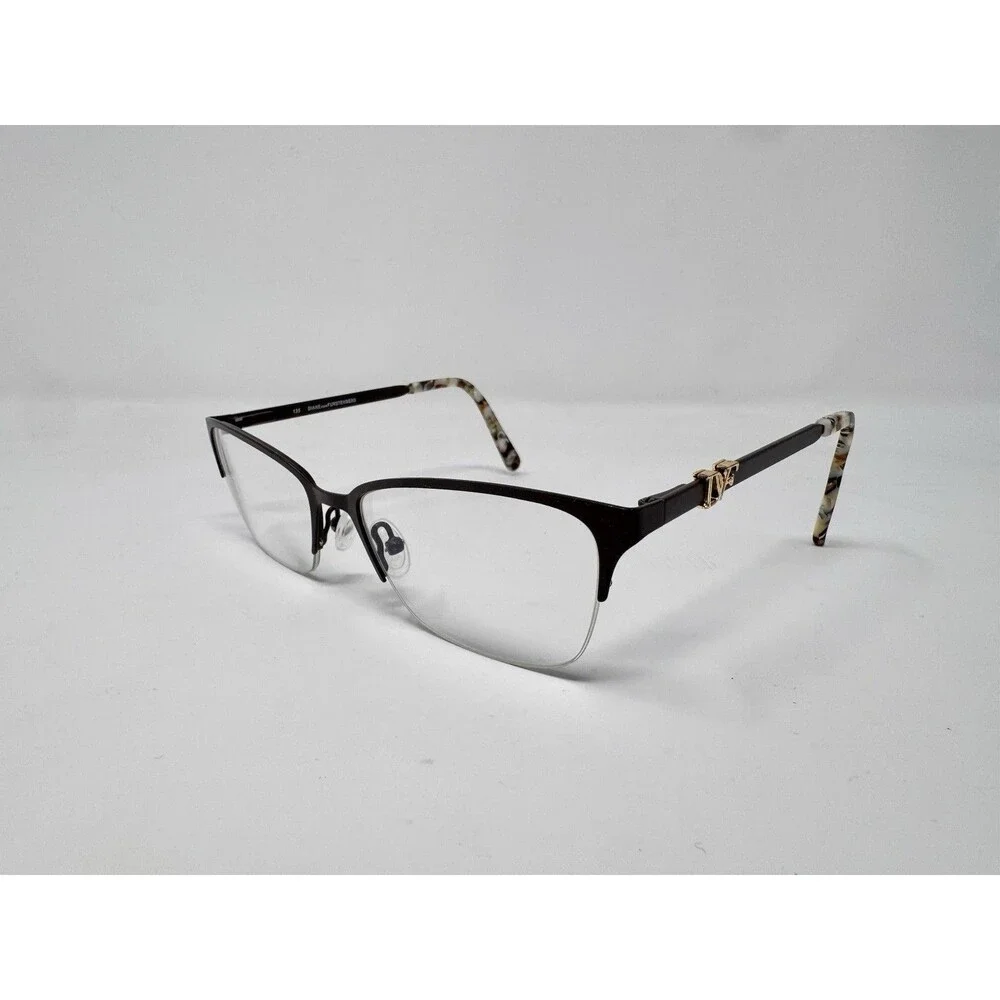 Diane von Furstenberg DVF8056 Eyeglass Frames Only Brown Gold 210 52-17-135